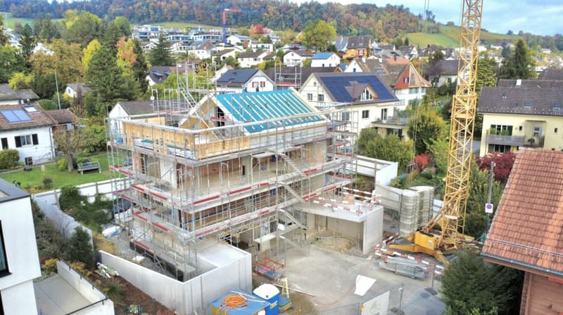 Newly built pearl in Stäfa: Two residential units, garden, roof terraces & lake view (8)