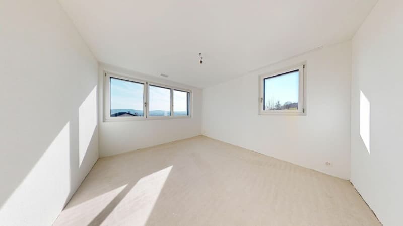Habitation moderne au niveau le plus élevé - Villa Minergie avec vue sur les montagnes à Auenstein (15)
