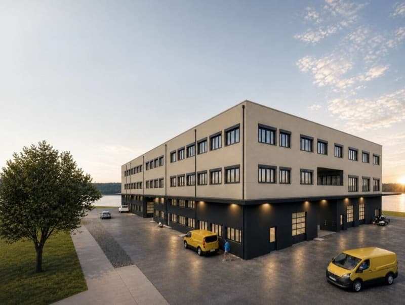 Attractive new building advertising space on the 2nd upper floor in a top location with 2,298 m² of usable space! (1)