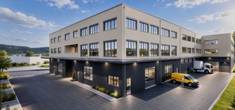 Attractive new building advertising space on the 2nd upper floor in a top location with 2,298 m² of usable space! (2)