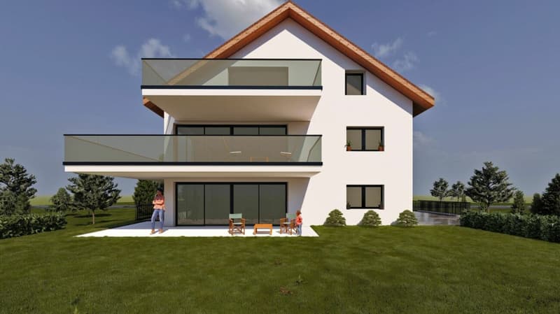 Terreno edificabile attraente con progetto e permesso di costruire a Meinisberg (5)