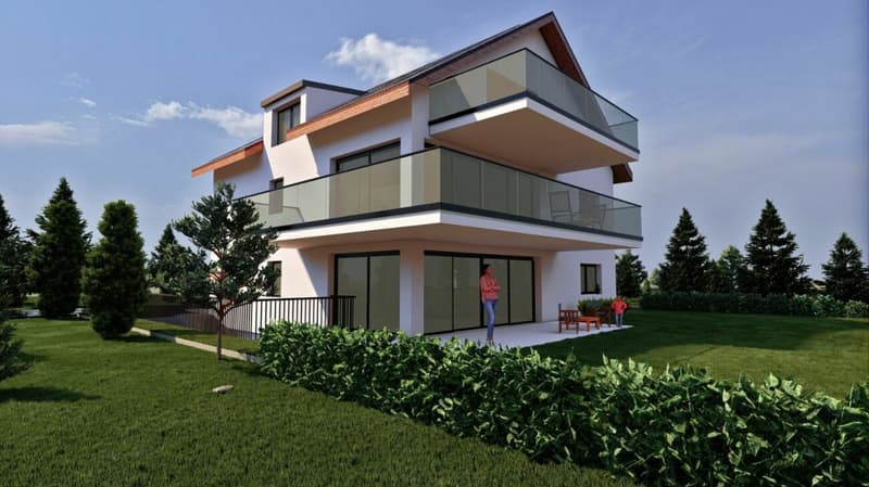 Terreno edificabile attraente con progetto e permesso di costruire a Meinisberg (4)