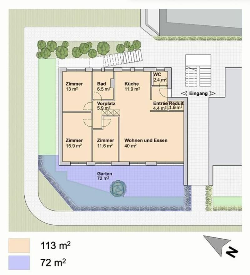 Living according to your ideas - garden apartment with great potential (17)