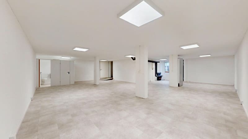 Plenty of space for your ideas - 96 m² hobby/storage space with private toilet & terrace (1)