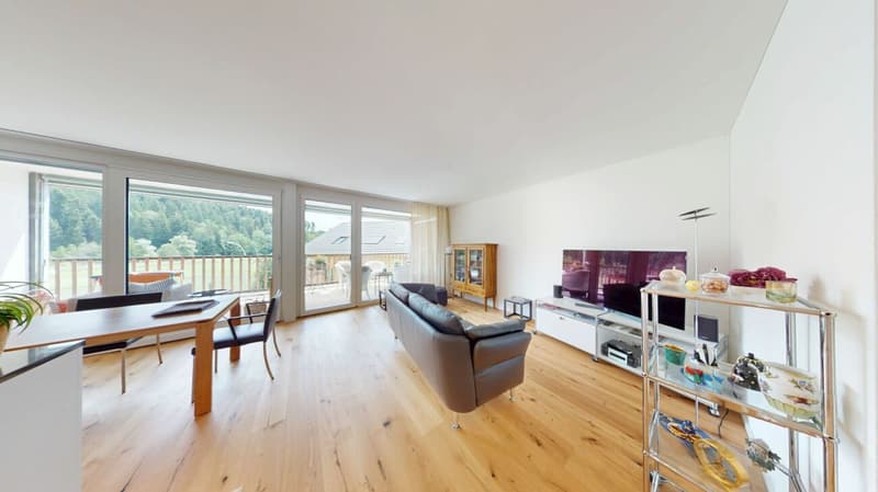 Appartement neuf de 3,5 pièces loué avec vue sur la nature à Vordemwald (8)