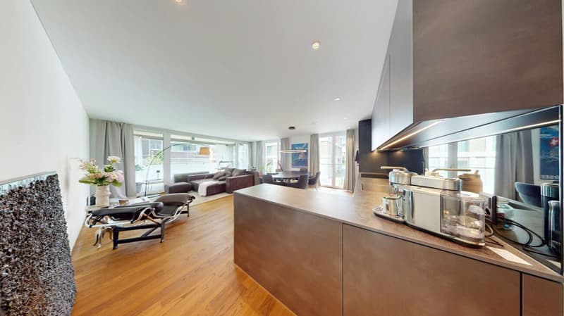 Appartamento smart home di lusso 3.5 locali con balcone in giardino invernale e stazione di ricarica elettrica a Ballwil (5)