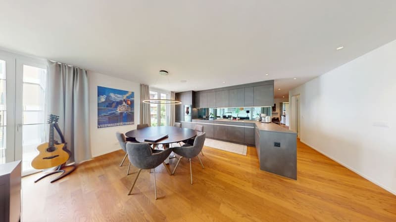 Luxurious 3.5-room smart home apartment with winter garden balcony & E-charging station in Ballwil (4)