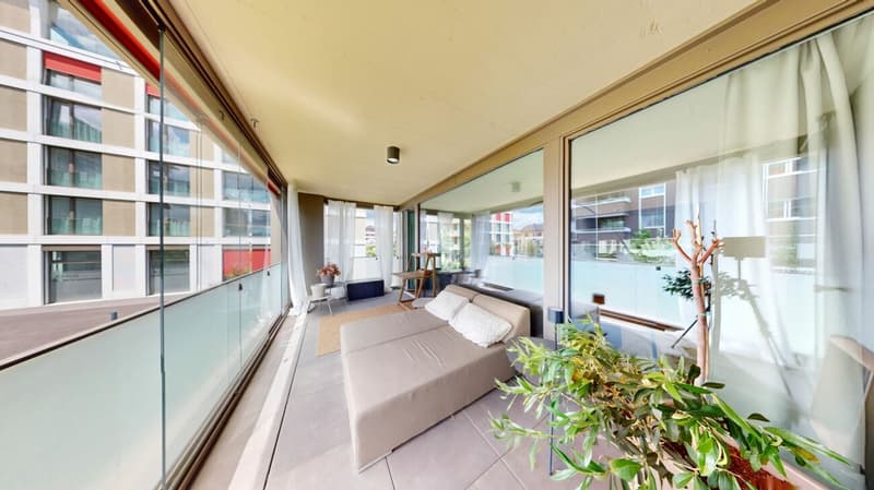 Luxurious 3.5-room smart home apartment with winter garden balcony & E-charging station in Ballwil (16)