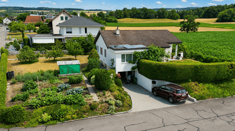 Charmantes 5.5 Zimmer Einfamilienhaus mit Alpenblick und traumhaftem Garten (1)