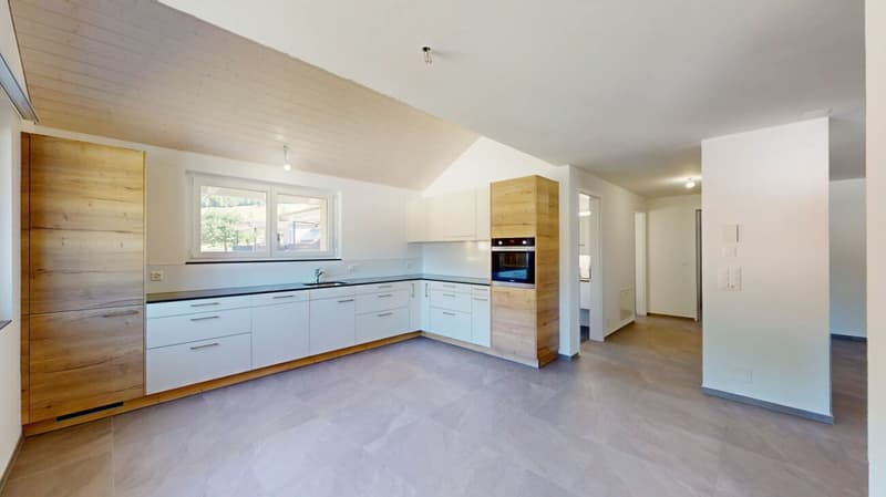 First-time occupancy! Exclusive 3.5-room maisonette apartment with large gallery & view (3)