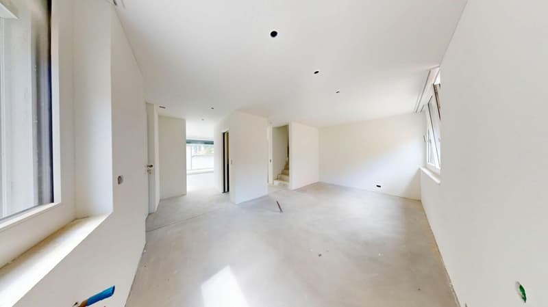 Casa F - Nuova casa a schiera con giardino e terrazza sul tetto (5)