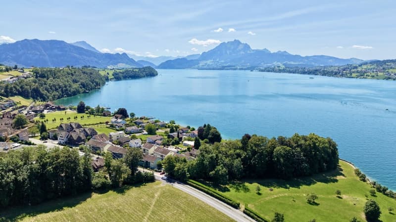 Exklusive 4.5-Zimmer-Wohnung in Greppen - Wohnen mit See- und Bergblick (3)