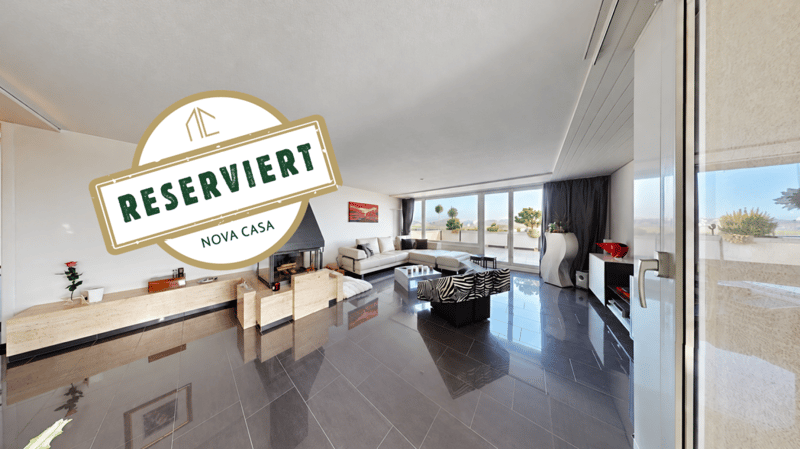 RESERVIERT 5.5 Zimmer Terrassenwohnung mit grosszügigen Aussenflächen & Weitsicht (1)