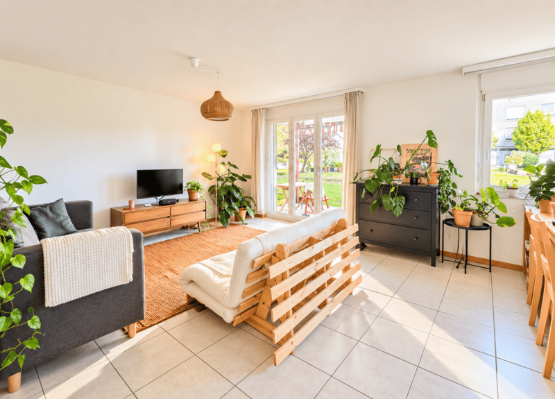 Wohnen mit Garten! Helle 2.5 Zimmer Wohnung mit viel Wohngefühl (1)