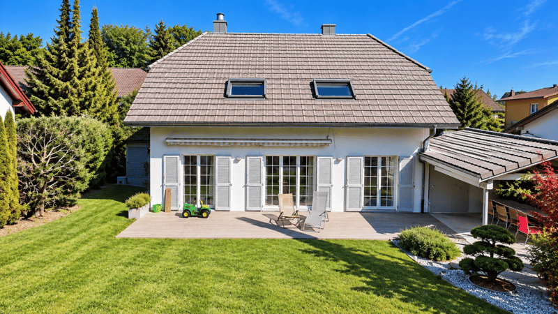 Charmantes Einfamilienhaus mit grosszügigem Garten (2)