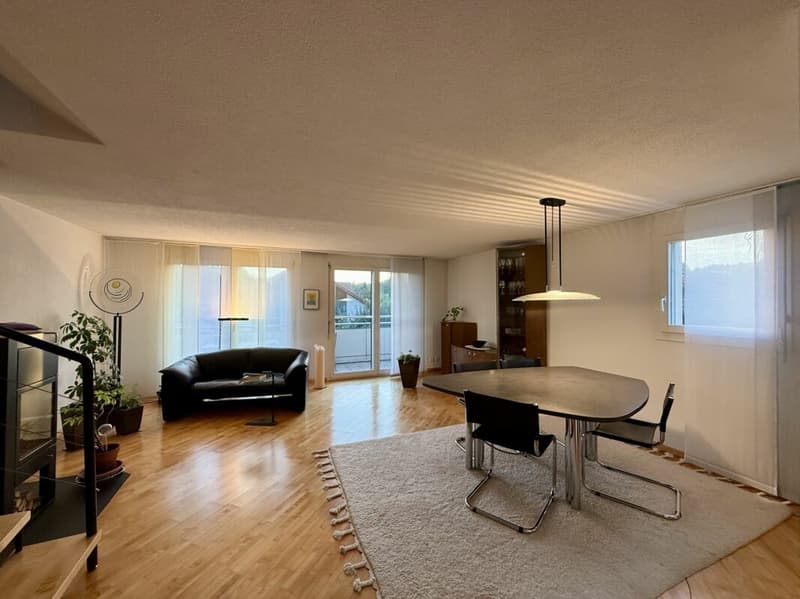 Grosszügig wohnen mit Bergsicht - 5.5-Zimmer-Maisonette in Römerswil (2)