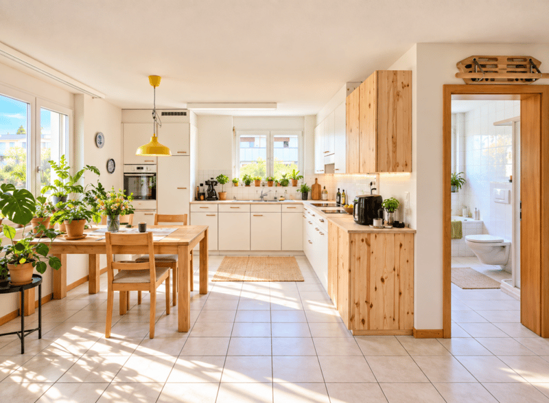 Reserviert! Wohnen mit Garten! Helle 2.5 Zimmer Wohnung mit viel Wohngefühl (4)