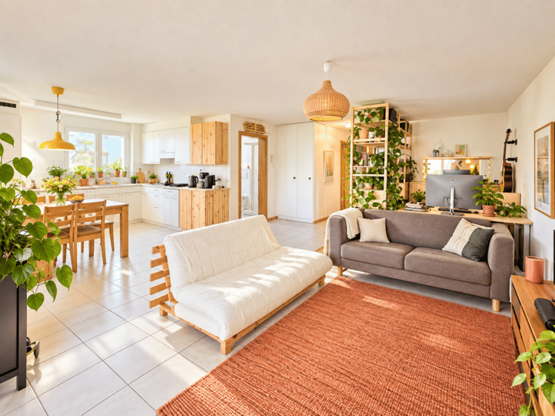 Reserviert! Wohnen mit Garten! Helle 2.5 Zimmer Wohnung mit viel Wohngefühl (3)