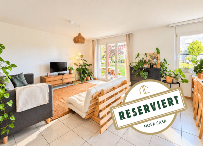 Reserviert! Wohnen mit Garten! Helle 2.5 Zimmer Wohnung mit viel Wohngefühl (1)