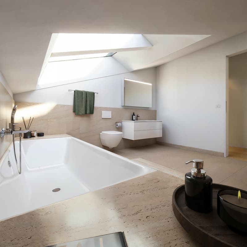 Appartement penthouse avec vue sur le lac - Vivre au-dessus des toits de Weggis (5)