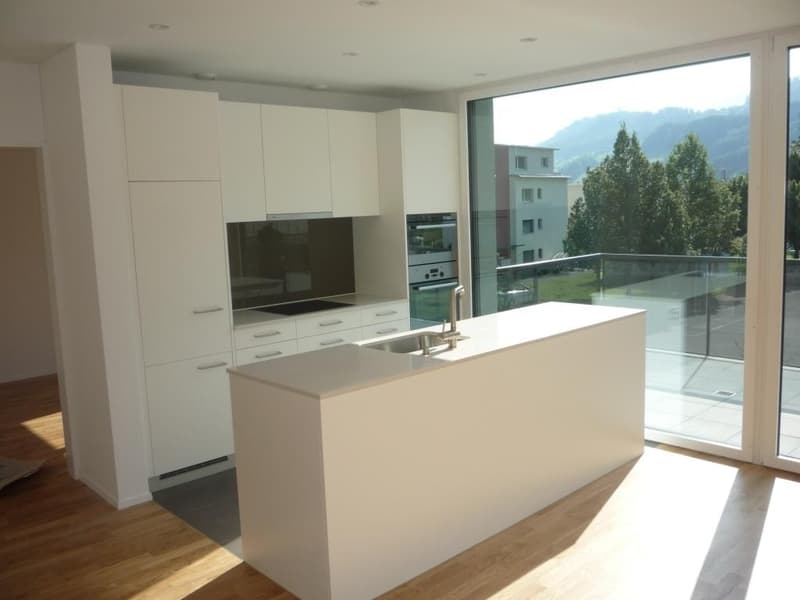 Helle 3.5-Zimmerwohnung mit grossem Balkon und schönem Ausblick (1)