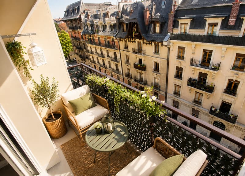 RARE : charmant 3.5 pièces meublé à Poterie / lovely 3.5 room furnished unit perfectly located (6)