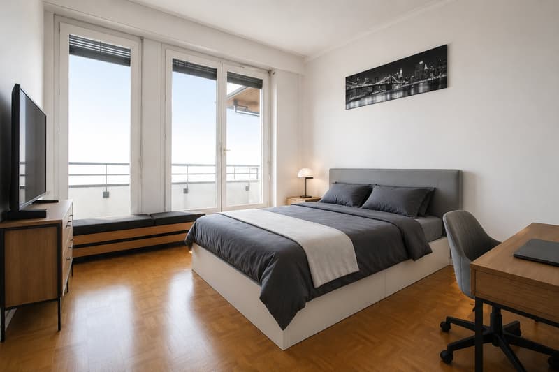 RARE : spacieux 5.5 pièces avec vue panoramique / Unique 5.5. room apartment with view (8)