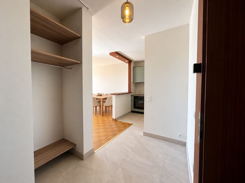 Rénové, lumineux, avec vue panoramique – Fully renovated, bright, overlooking Geneva (8)