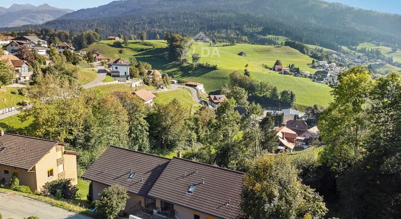 3.5-room apartment with south balcony and view, Plasselb (12)