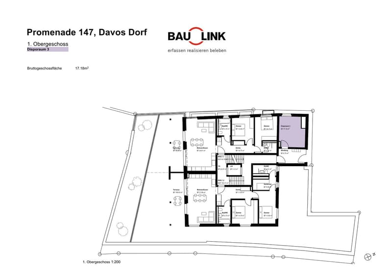 1st floor layout includes living room, kitchen, 3 bedrooms, bathrooms, balconies