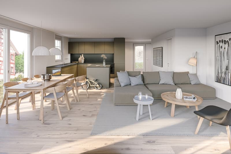 Modernes 7.5-Zimmer-Reihenhaus in ruhiger Dorfmitte von Dörflingen (3)