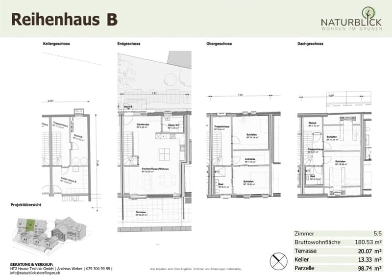 Modernes 5.5-Zimmer-Reihenhaus in ruhiger Dorfmitte von Dörflingen (5)