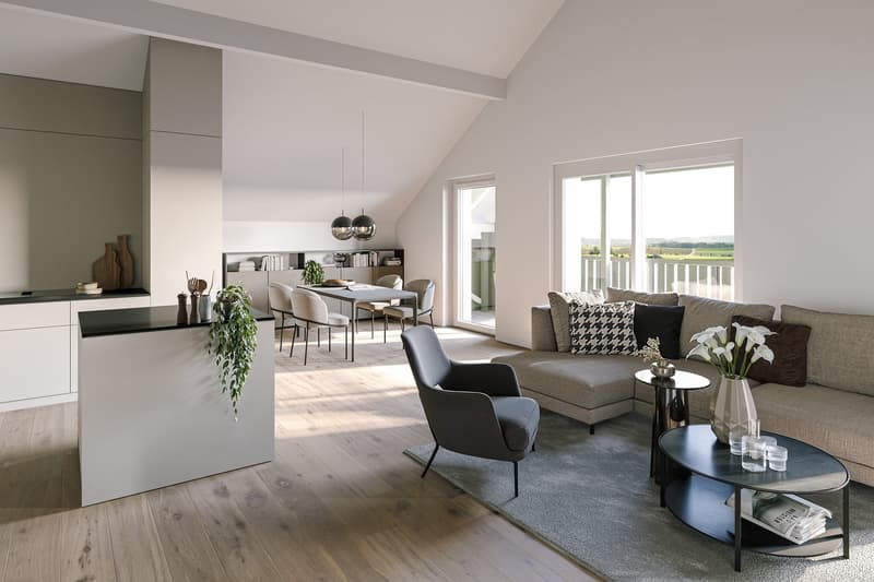 Appartamento moderno di 3,5 locali con balcone a Dörflingen (3)