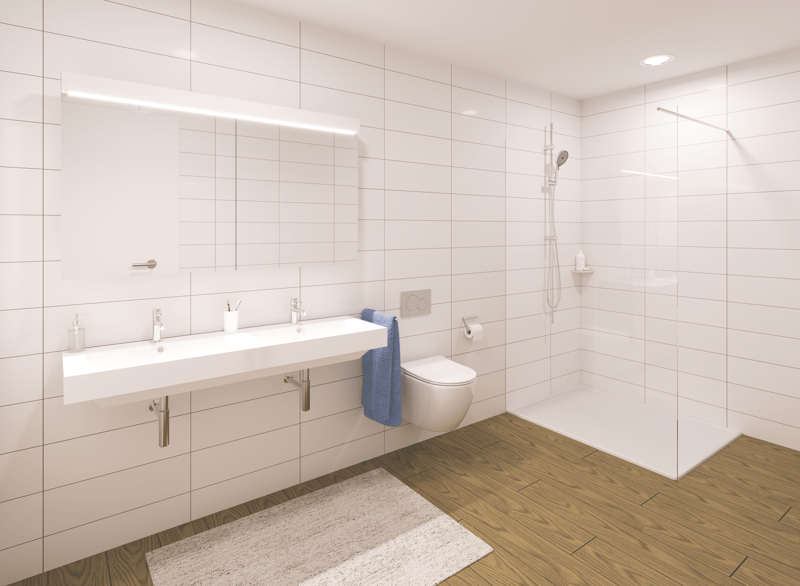 Exclusive 2.5-room attic apartment with large terrace in the new Radial Rupperswil construction project (4)