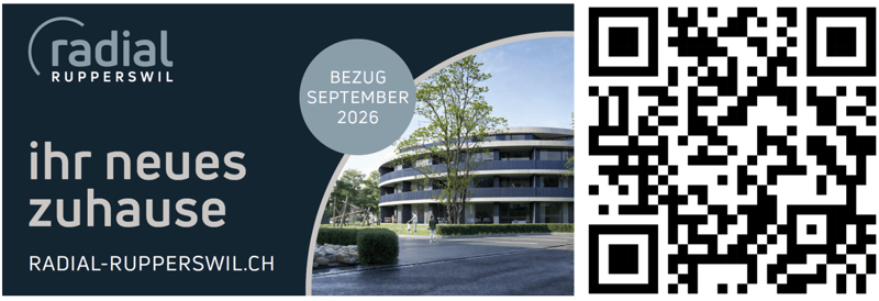 Exclusive 2.5-room attic apartment with large terrace in the new Radial Rupperswil construction project (7)