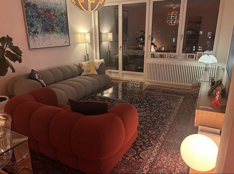 Four-room apartment with a view of the lake and the jet of water (2)