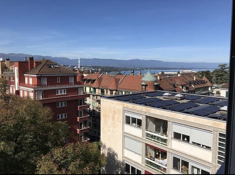 Four-room apartment with a view of the lake and the jet of water (1)