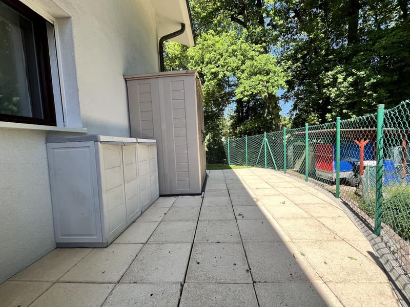 Pregny-Chambésy - 3 pièces meublé de 55 m² avec véranda et jardin - Calme absolu (11)