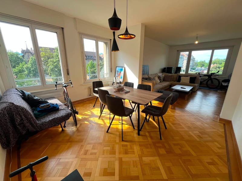 Helles 4.5-Zimmer-Apartment mit Balkon im Herzen von Genf (1)