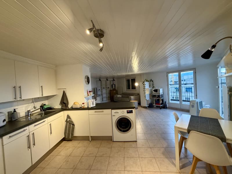 Appartement 4,5 pièces en attique situé dans le quartier de Saint-Gervais. (4)