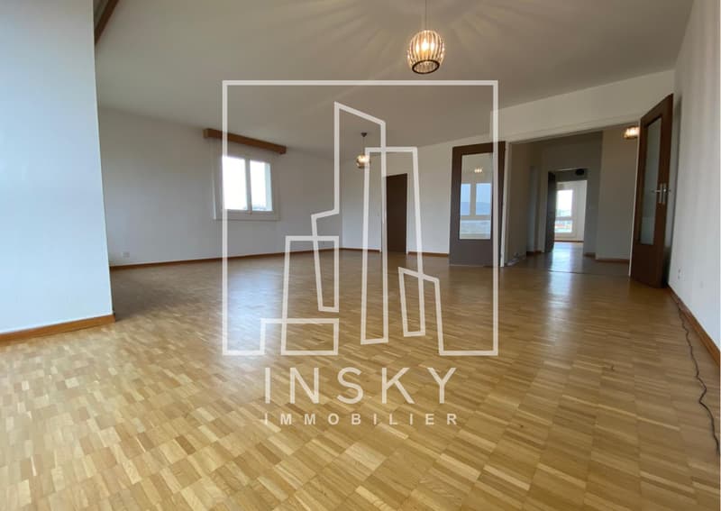 Appartement rénové de 4 chambres, 177 m² PPE, vue panoramique (Meyrin) (2)