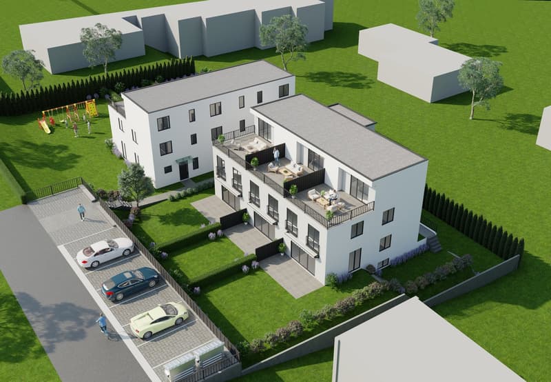 B1 Row House - "Mühlematt" Development with 6 Row Houses (1)