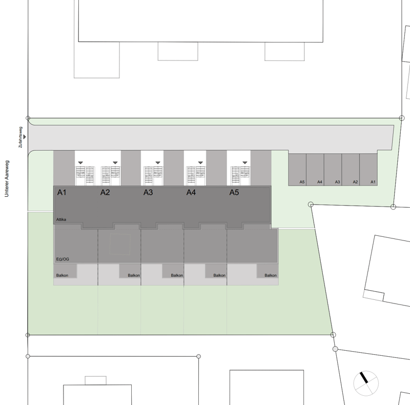 Maison mitoyenne neuve Lyss - Aménagement Unterer Aareweg (3)