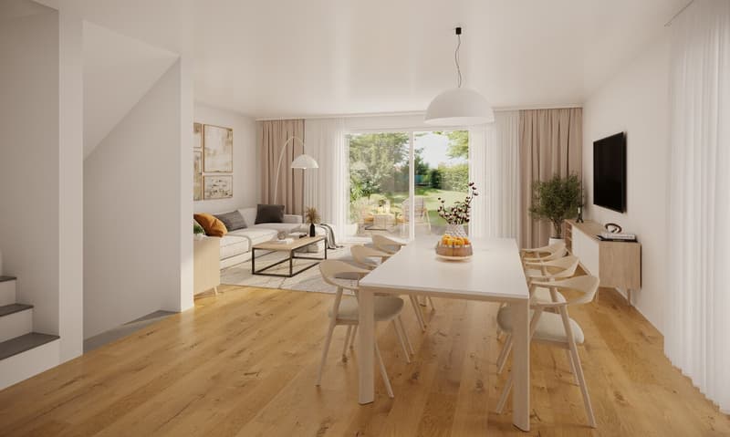 Maison mitoyenne neuve Lyss - Aménagement Unterer Aareweg (5)