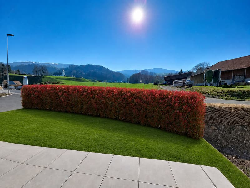 VILLA INDIVIDUELLE NEUVE-MOINS D'UN MILLION-15' DE BULLE ET FRIBOURG (1)