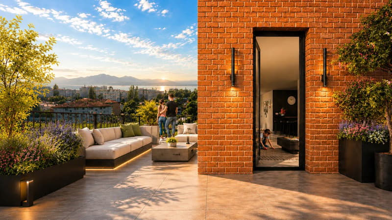 ESPACE-LUMIERE-VUE-3 ou 4 CHAMBRES-TERRASSE en ATTIQUE (8)