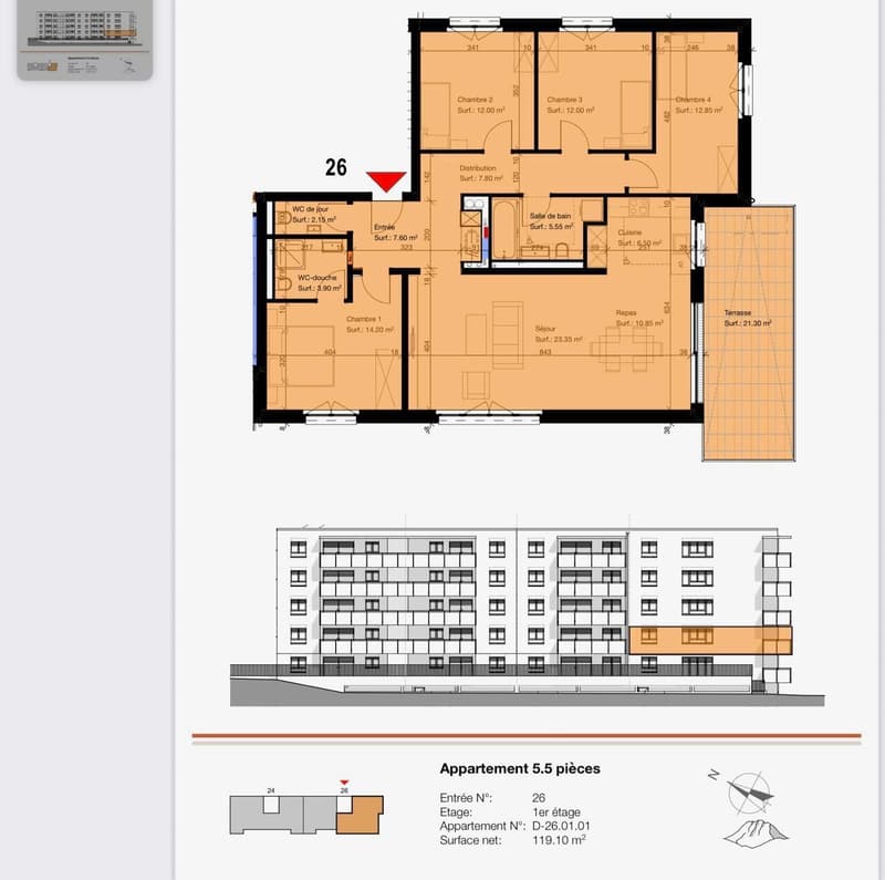 Magnifique Appartement à remettre au 01.12.2026-Reprise de bail (10)