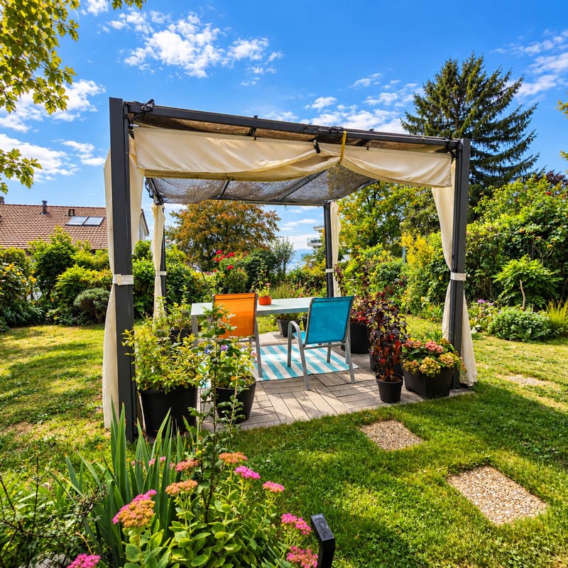 Jardin exclusif en ville, en appartement
