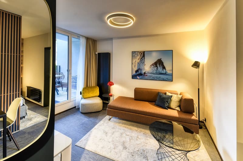 New furnished 2-room apartment in a very central location in Altdorf (8)