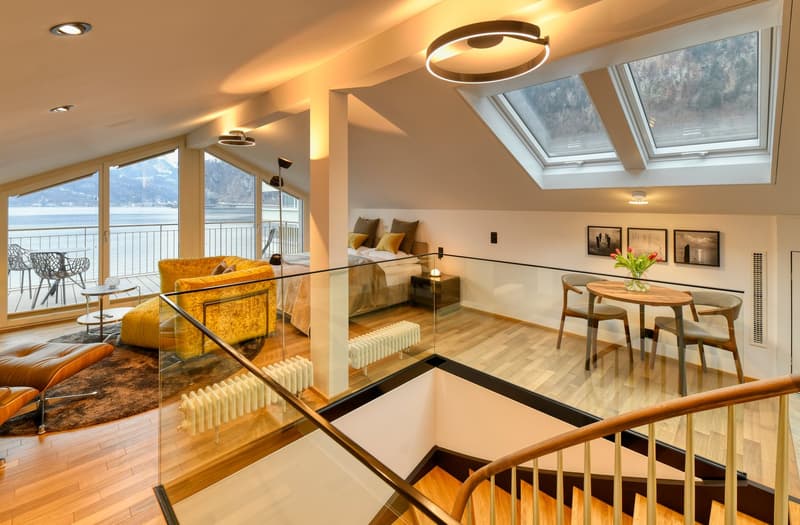 Exclusive furnished apartment with breathtaking lake view in Hergiswil (2)